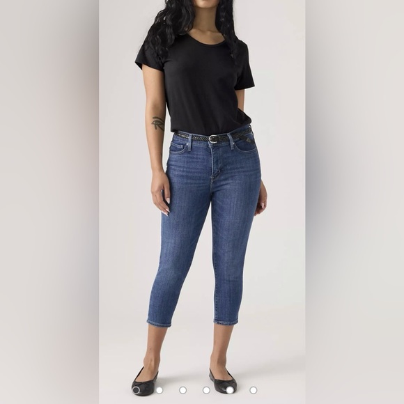 Levi's Denim - Levi’s Blue Denim Skinny Capri Jeans